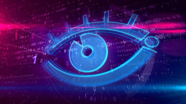 istock Cyber surveillance digital concept with spy eye 1126748694