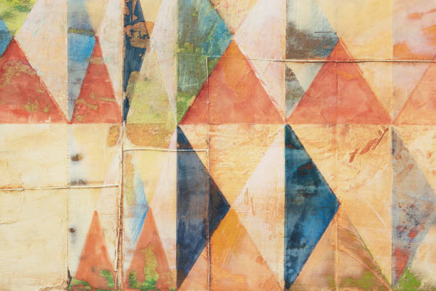 istock Abstract background  with colorful rhombuses 1126749126