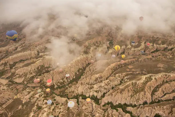 Cappadocia view from the balloon