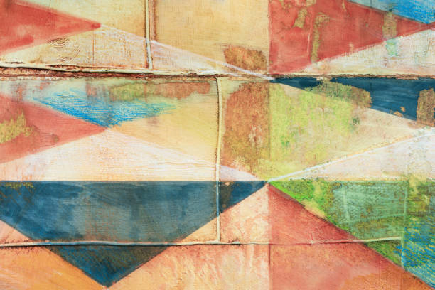 istock Abstract background  with colorful rhombuses 1126753603