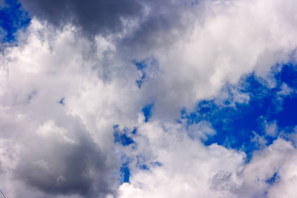 istock dense and great white clouds on a beautiful summer blue sky 1126756758