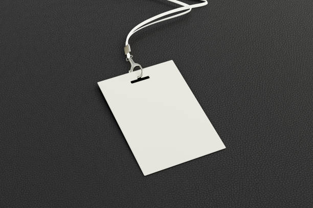 Blank business identity id card