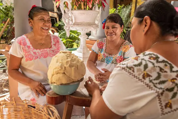 Photo of Women making Tortillas