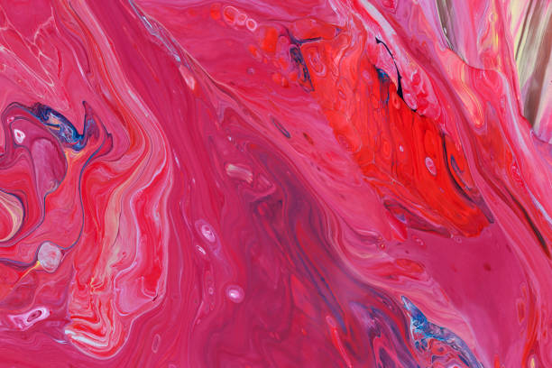 An abstract picture of a luxury red and pink color in oriental style