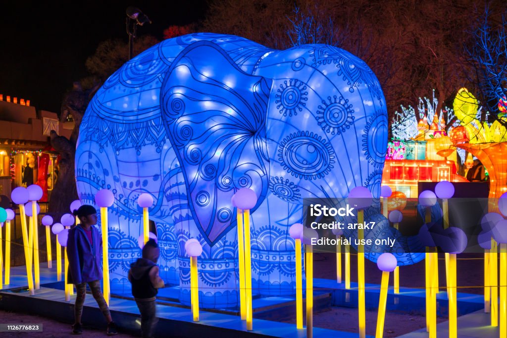 Elephant Silk Lanterns Lanterns Are A Traditional Art Form To Celebrate