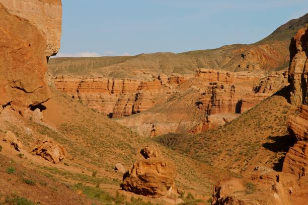 istock Charyn Canyon Nature Reserve. Bizarre rocks and slopes. Kazakhstan 1126776879
