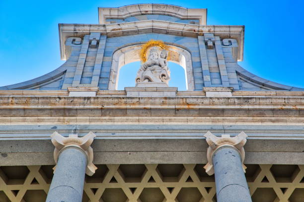 istock Madrid, Famous Almudena Cathedral on a bright sunny day 1126781806