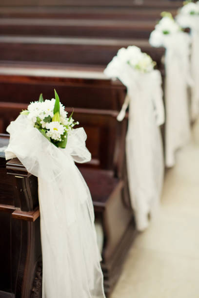 istock Beautiful flower wedding decoration 1126793657