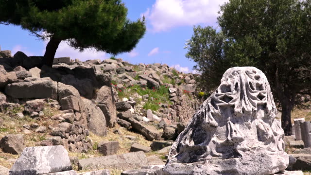 Pergamon, ruins of ancieny city, Bergama, Turkey