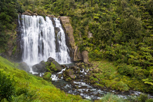 istock Marokopa Falls, New Zealand 1126803487