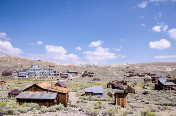 Bodie State Historical Park in California, a ghost town in a state of arrested decay, that used to be an old gold rush town