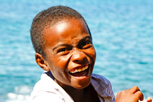 istock Portrait of happy malagasy boy 1126810944