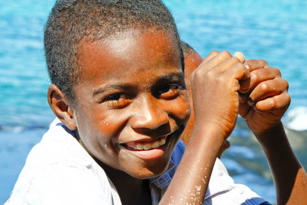 istock Portrait of happy malagasy boy 1126811056
