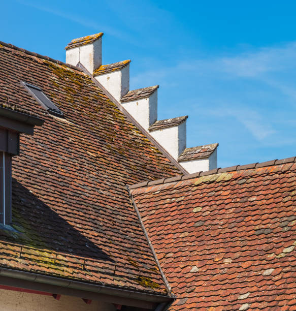 istock Rooftops of an European old town 1126811060