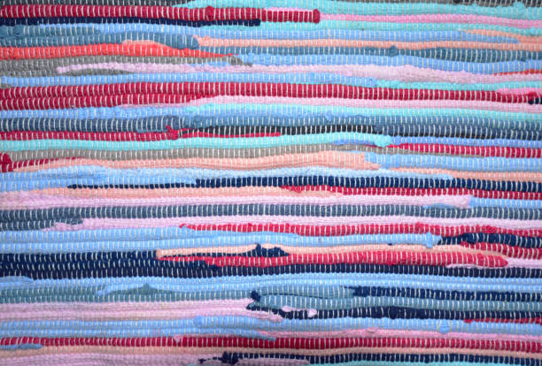 istock Colorful Woven Rug Close Up Abstract 1126814204