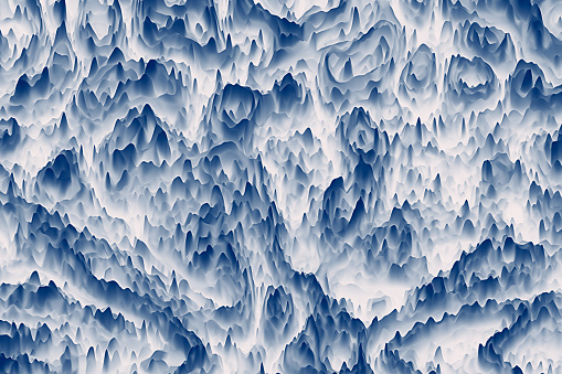 Misty Snow Mountain Background White Blue Fog Rock Pattern Ombre Gradient Texture Stalagmite Grotto Cave Computer Graphic