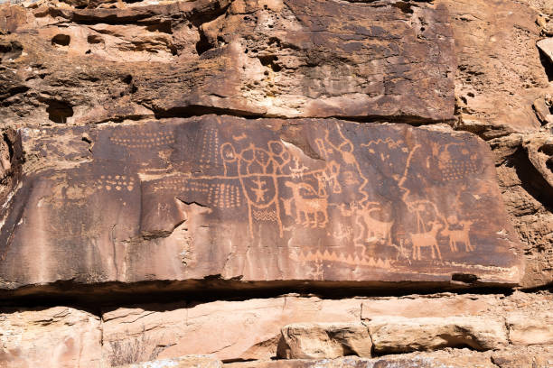 istock Petroglyphs in Nine Mile Canyon, Utah 1126820309