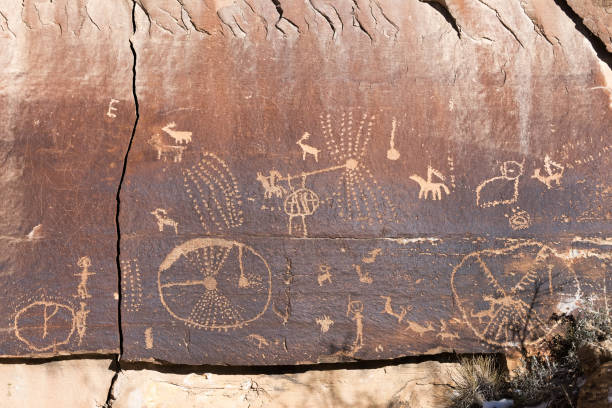 istock Petroglyphs in Nine Mile Canyon, Utah 1126821039
