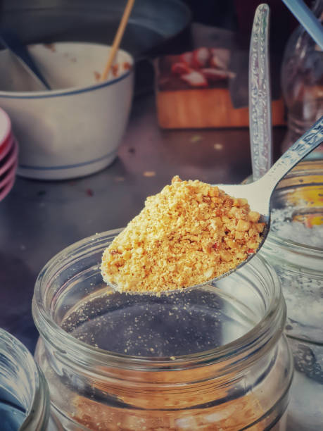 istock Aflatoxin is contaminated in crushed peanuts that have fungi 1126824071