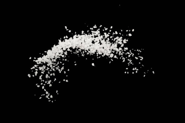 Salt splash explosion  isolated on black background , freeze stop motion Salt splash explosion  isolated on black background , freeze stop motion Hove stock pictures, royalty-free photos & images