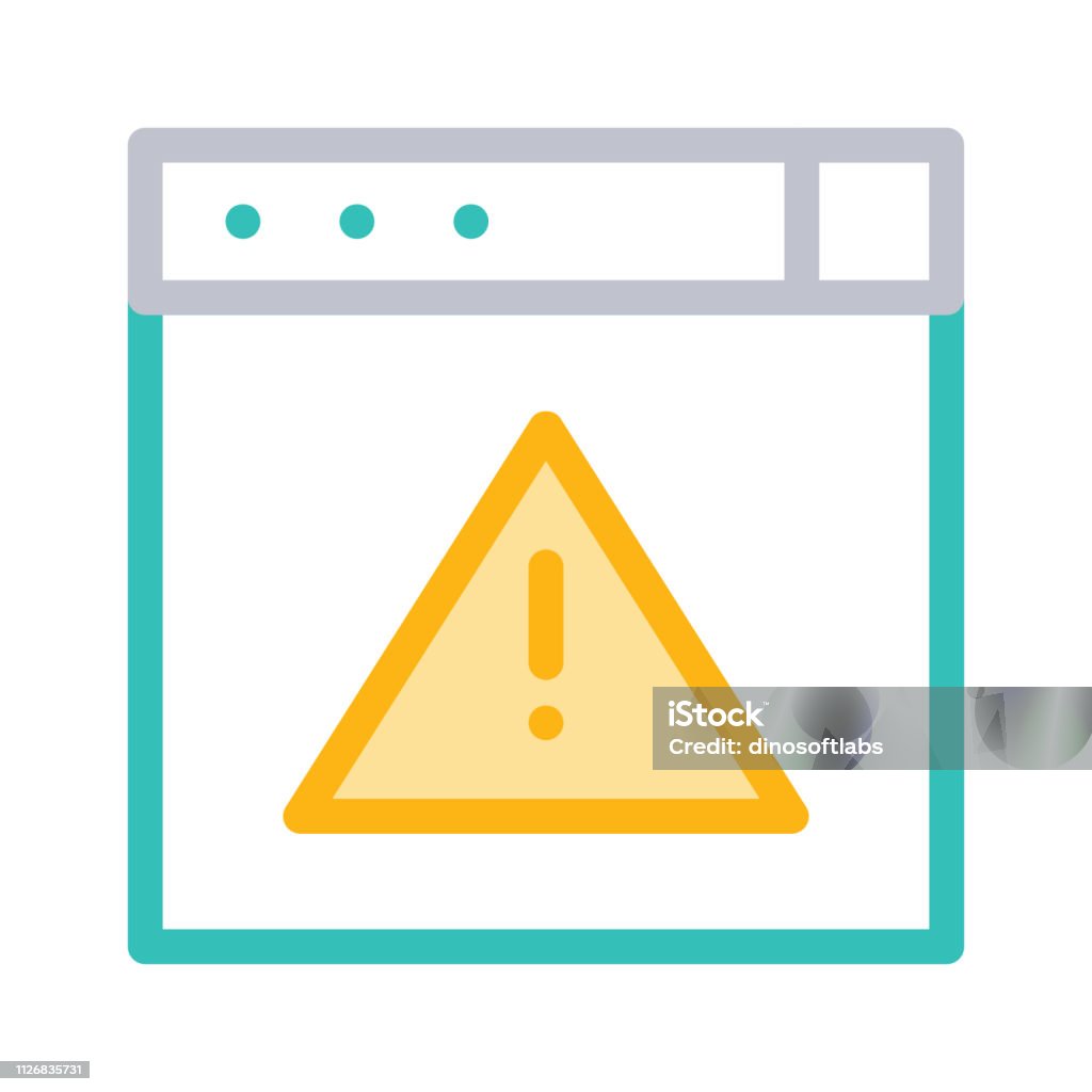Exclamation Error Warning Stock Illustration - Download Image Now ...