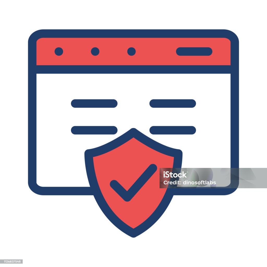 Image For Protection Secure Protection Shield Stock Illustration - Download Image Now ...
