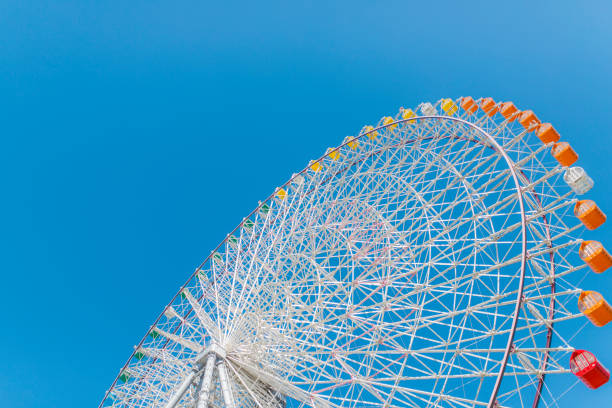 Ferris wheel and the blue sky
