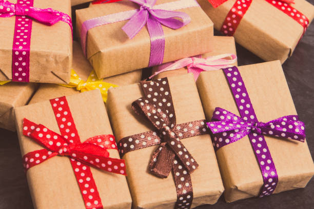 istock Wrapped gifts for Christmas time or other different occasions 1126839600