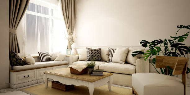 Luxury living room with gorgeous decor.