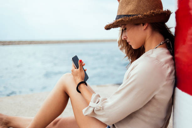 istock Leisure day by the sea 1126844764