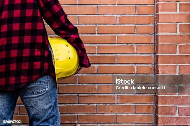 Worker Woman With Safety Helmet Stock Photo - Download Image Now - Adult, Adults Only, Beautiful People