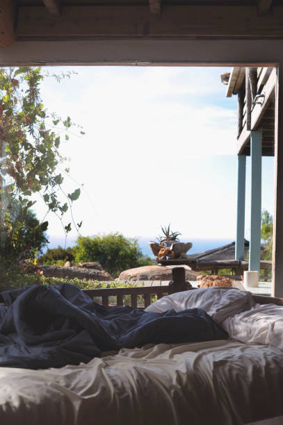 istock Relaxing Zen-like Room with Ocean View 1126847986
