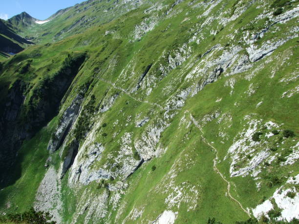 istock Landscape and environment of Alpstein mountain range 1126850821