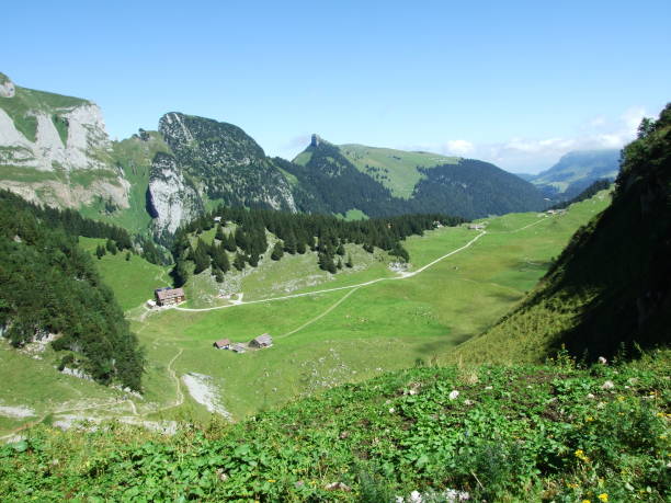 istock Landscape and environment of Alpstein mountain range 1126850846