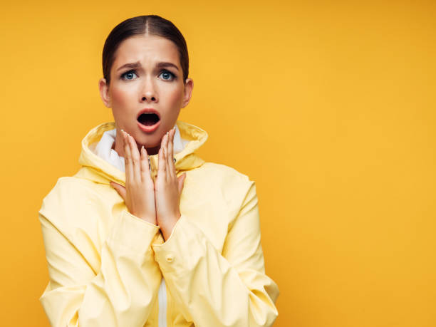 istock Woman in a raincoat 1126857417