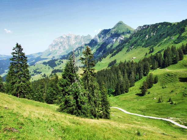 istock Obertoggenburg Mountain Range and Santis peak 1126857487