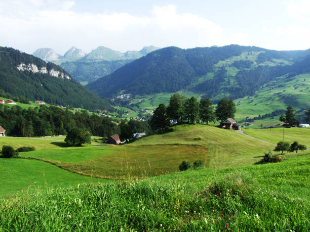 istock Thur River Valley and the Toggenburg Mountain Range 1126857744