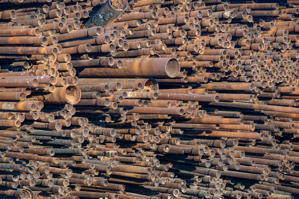 istock bunch of rusty radioactive tubes are drawn close together 1126861429