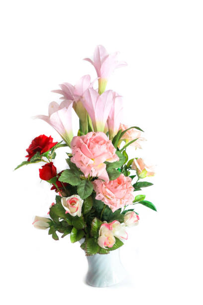 istock The Flower plastic Close up white background 1126862552