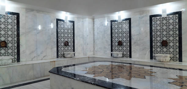 istock Turkish bath in spa wellness center 1126863138