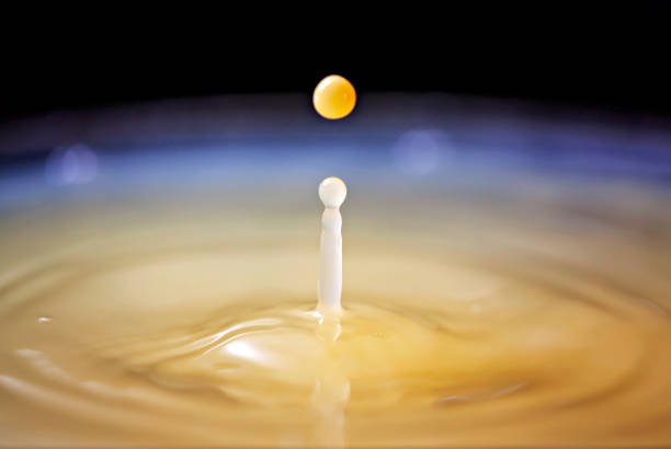 istock View Of Splashing Yellow Droplet 1126867192