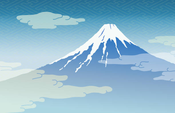 富士山図 - 富士山点のイラスト素材／クリップアート素材／マンガ素材／アイコン素材