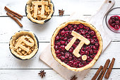 Pi Day Cherry and Apple Pies