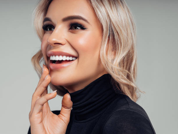 istock Beautiful woman with heart symbol 1126872818