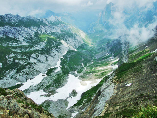 istock Landscape and environment of Alpstein mountain range 1126875682