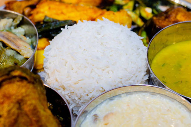 istock Indian food thali, Bengali food. 1126875825
