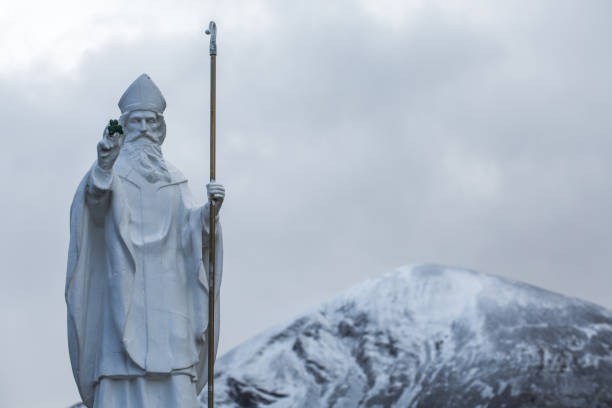 faceless monk statues at the town of fermoy in county cork ireland