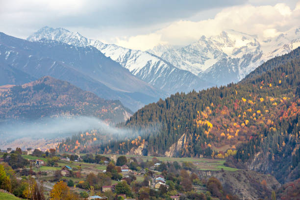 istock Fall Colors in the Caucasus Mountains, Georgia 1126886191