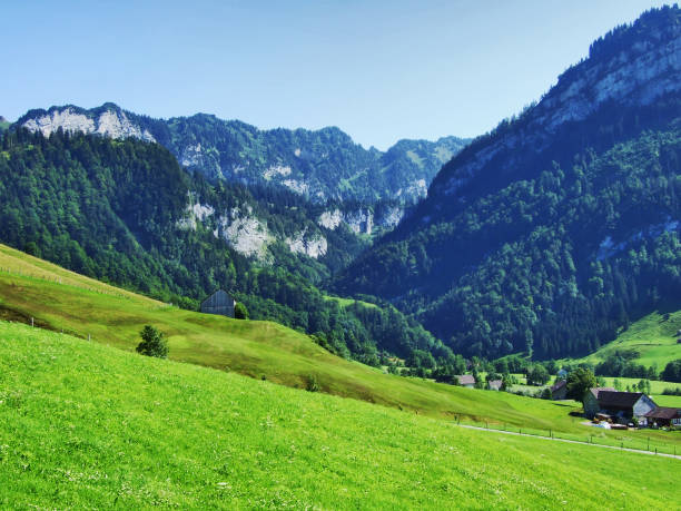 istock Idyllic panorama of the Alpstein mountain range 1126887351