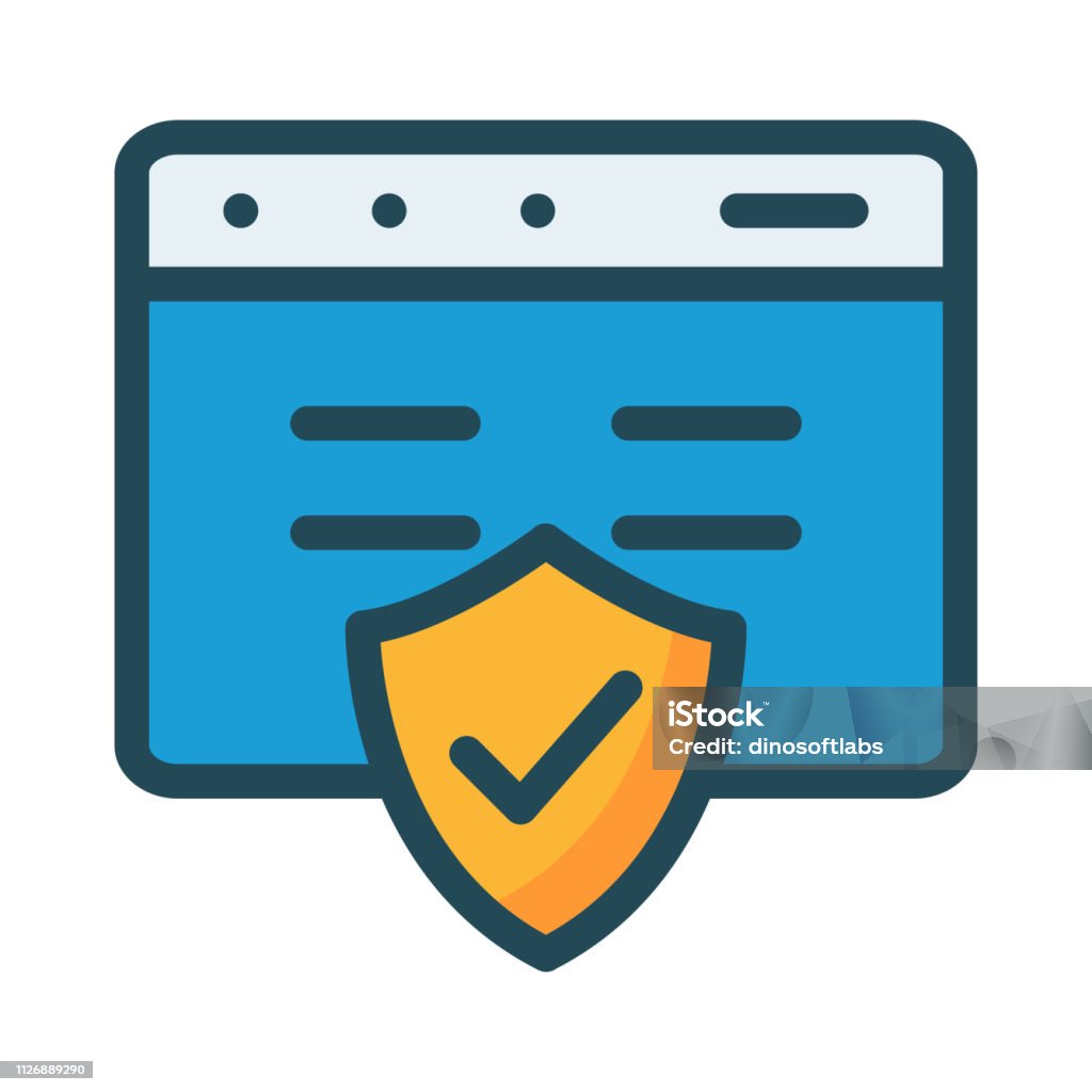 Image For Protection Secure Protection Shield Stock Illustration - Download Image Now ...